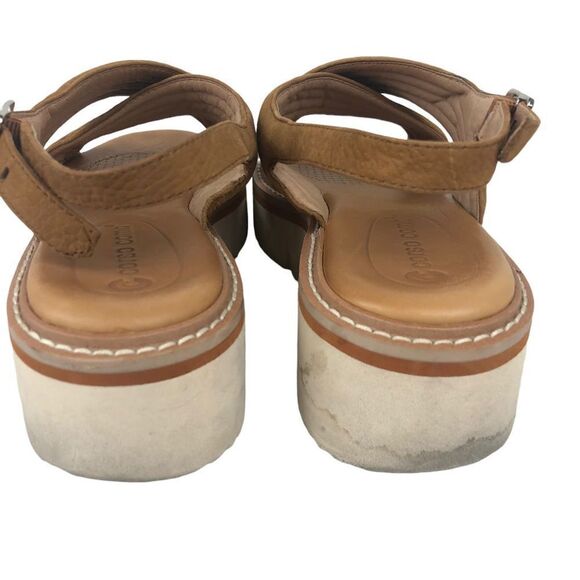 Corso Como Lana tan leather platform sandals size 8 - Picture 2 of 11